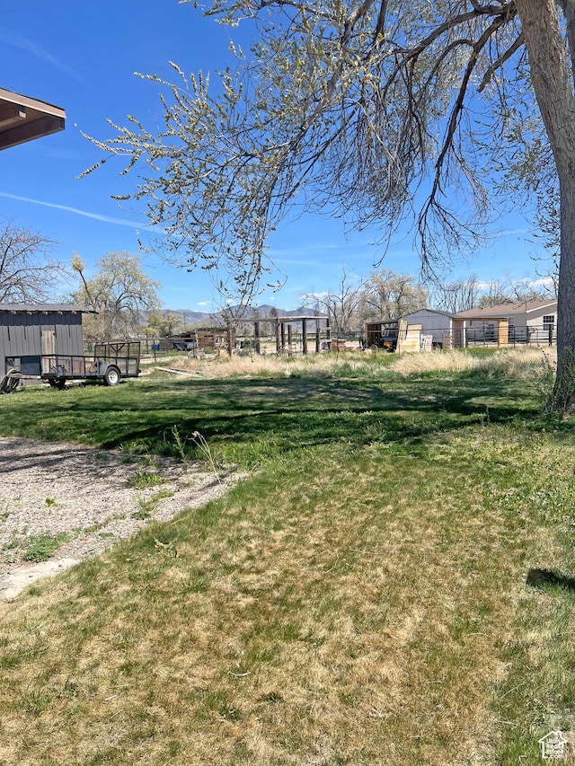 view of yard