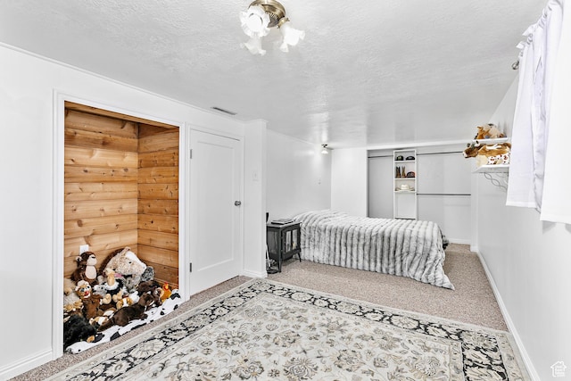 121 W Main St N, Fairfield, UT 84013 - bedroom featuring a textured ceiling and carpet floors
