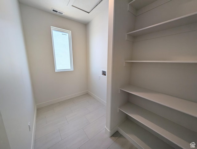 interior space featuring visible vents