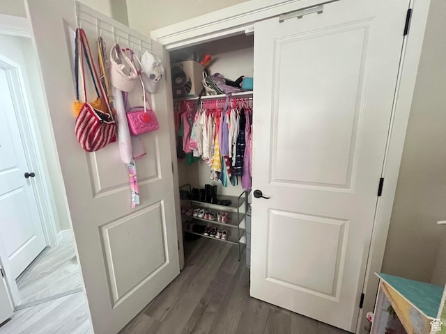view of closet
