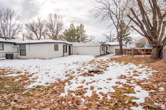 1180 S Cove View Rd, Richfield, UT 84701 - snow covered rear of property featuring central AC