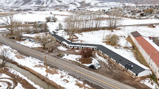 1180 S Cove View Rd, Richfield, UT 84701 - snowy aerial view featuring a mountain view