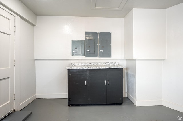 1180 S Cove View Rd, Richfield, UT 84701 - interior space with concrete flooring and electric panel