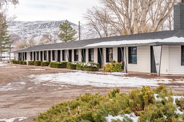 1180 S Cove View Rd, Richfield, UT 84701 - snow covered building with a mountain view