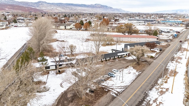 1180 S Cove View Rd, Richfield, UT 84701 - snowy aerial view featuring a mountain view