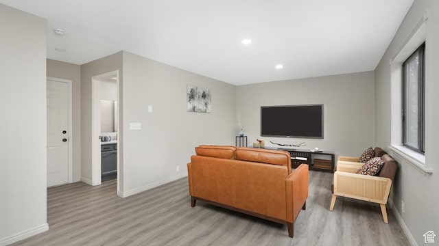 1583 E 1500 N, Logan, UT 84341 - living room featuring light hardwood / wood-style floors