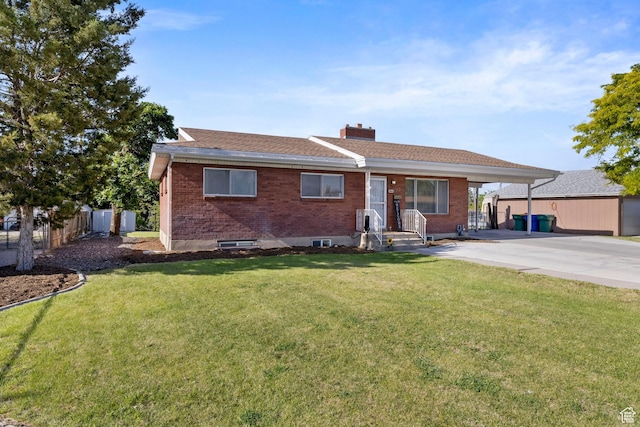 173 W 850 S, Orem, UT 84058 - single story home with a chimney and brick siding