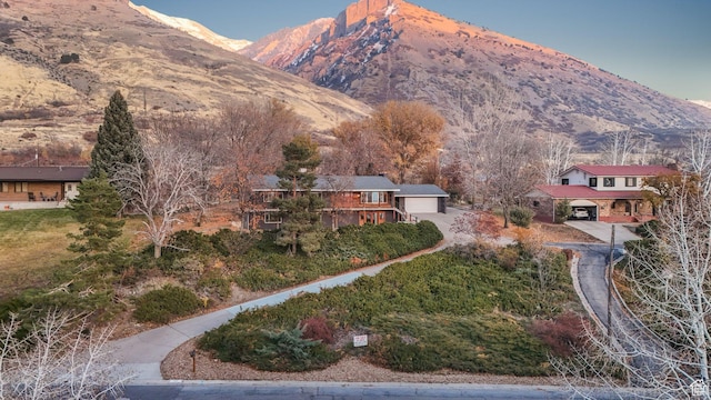 view of mountain feature