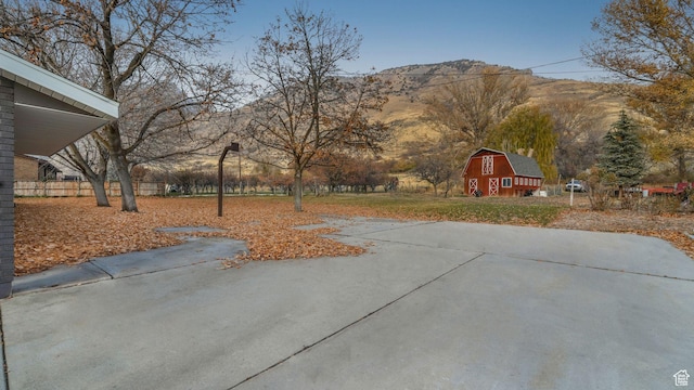 120 N 1400 E, Pleasant Grove, UT 84062 - exterior space with a mountain view and an outdoor structure