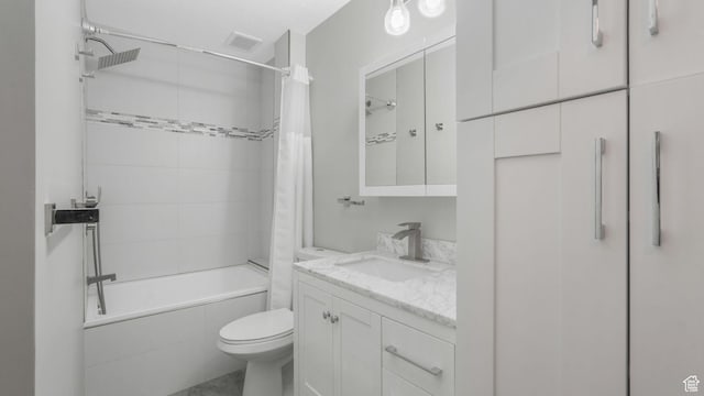 120 N 1400 E, Pleasant Grove, UT 84062 - full bathroom featuring vanity, toilet, and shower / bath combo with shower curtain