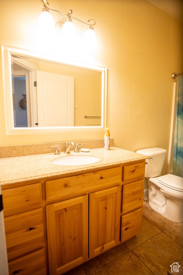 159 S 400 E, Annabella, UT 84711 - bathroom with vanity, tile patterned floors, and toilet