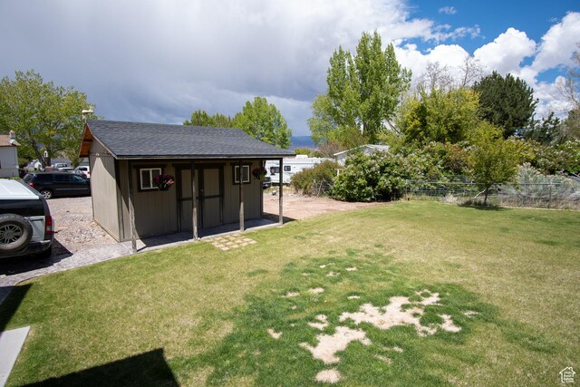 159 S 400 E, Annabella, UT 84711 - view of yard featuring an outdoor structure