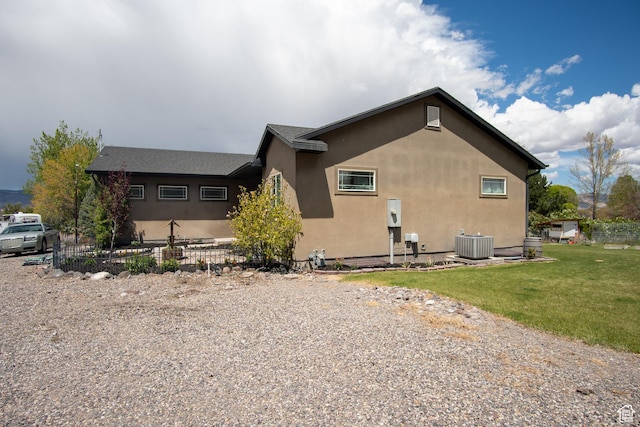 159 S 400 E, Annabella, UT 84711 - view of home's exterior with central AC unit and stucco siding