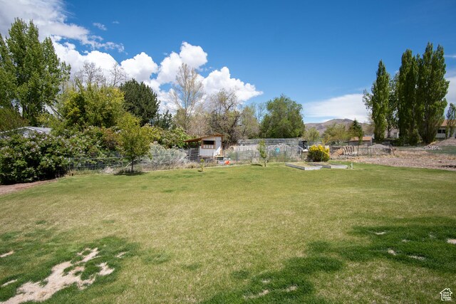 159 S 400 E, Annabella, UT 84711 - view of yard featuring a vegetable garden and a mountain view