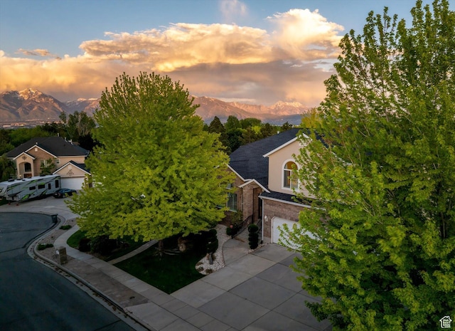4487 W Tee Box Dr, South Jordan, UT 84009 - view from above of property featuring mountains