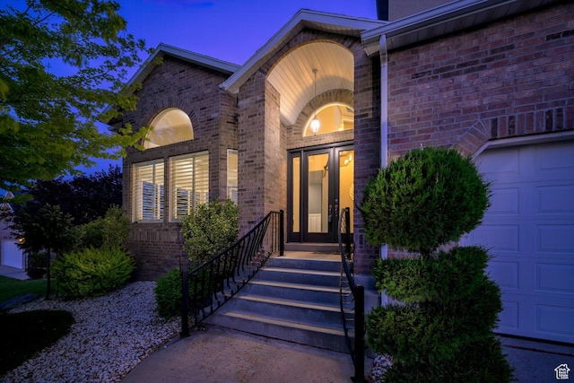 4487 W Tee Box Dr, South Jordan, UT 84009 - view of exterior entry with brick siding