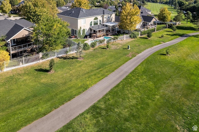 4487 W Tee Box Dr, South Jordan, UT 84009 - aerial view of property and surrounding area