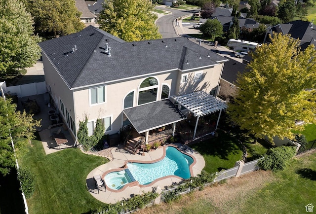4487 W Tee Box Dr, South Jordan, UT 84009 - view of subject property with a pool area