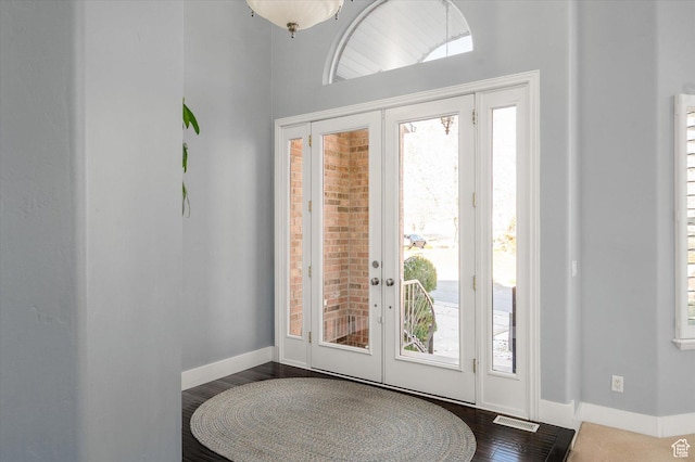 4487 W Tee Box Dr, South Jordan, UT 84009 - entryway featuring plenty of natural light, baseboards, and french doors