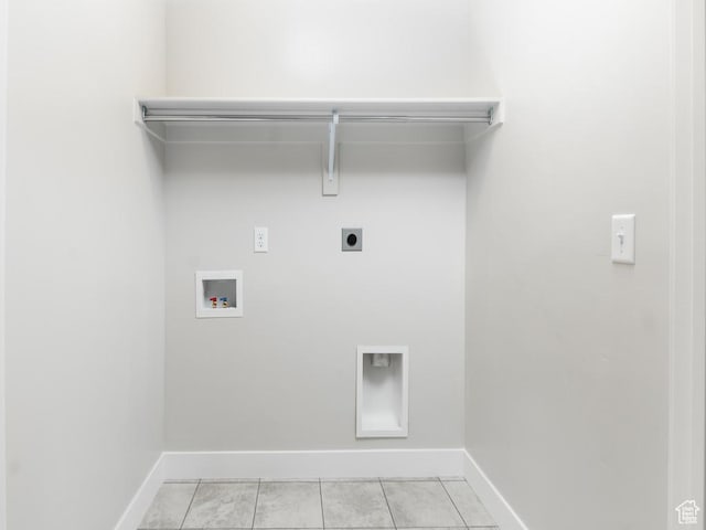 16297 S Truss Dr Unit 614, Bluffdale, UT 84065 - washroom featuring light tile patterned flooring, washer hookup, and hookup for an electric dryer