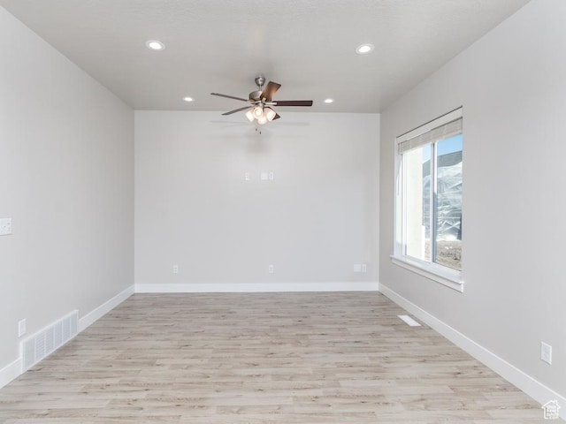 16297 S Truss Dr Unit 614, Bluffdale, UT 84065 - unfurnished room featuring ceiling fan and light wood-type flooring