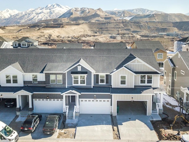 16297 S Truss Dr Unit 614, Bluffdale, UT 84065 - view of front of property featuring a mountain view and a garage