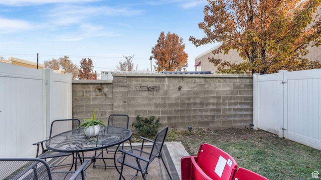 view of patio / terrace