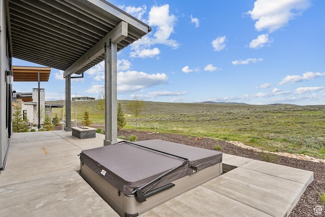 5758 Cobalt Cir Unit 12, Park City, UT 84098 - view of patio featuring a hot tub