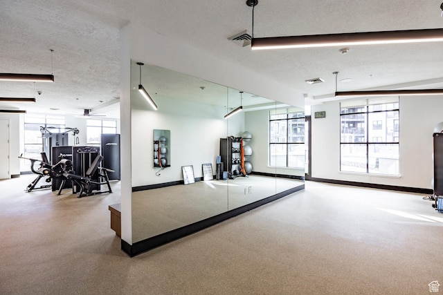 interior space with visible vents