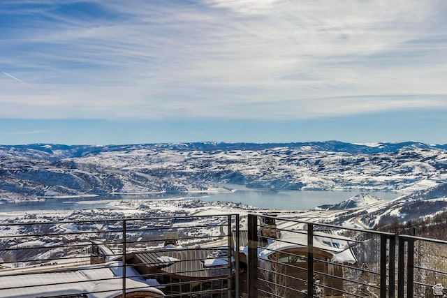 2848 W Deer Pointe Dr, Park City, UT 84060 - mountain view with a large body of water