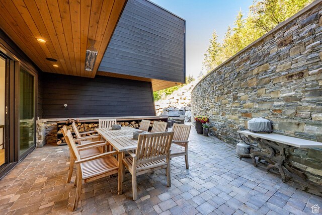 2848 W Deer Pointe Dr, Park City, UT 84060 - view of patio with outdoor dining space