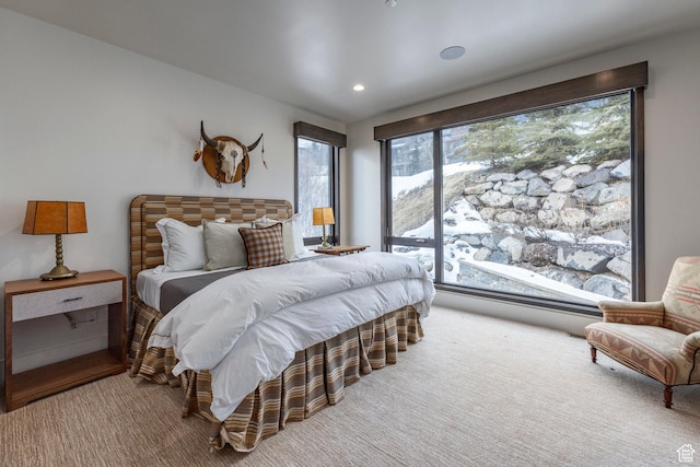 2848 W Deer Pointe Dr, Park City, UT 84060 - bedroom featuring carpet floors and recessed lighting