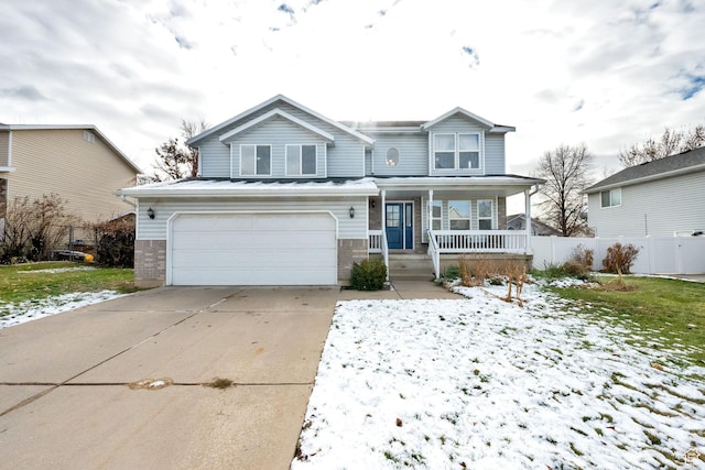 538 E 1200 S, Kaysville, UT 84037 - front of property with a porch and a garage