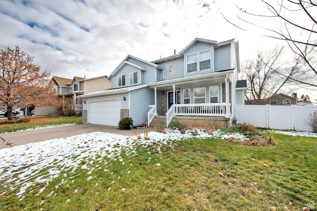538 E 1200 S, Kaysville, UT 84037 - front facade with a lawn and a porch