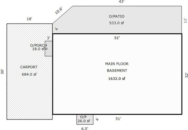 885 N 600 E, Price, UT 84501 - view of home floor plan