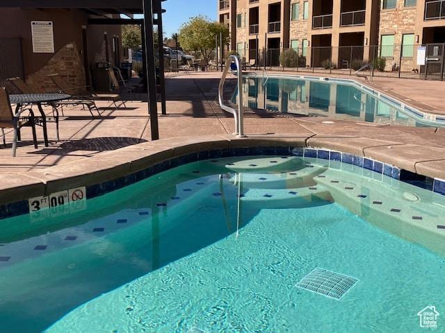 3260 Retreat Dr S, Hurricane, UT 84737 - view of swimming pool featuring a patio area