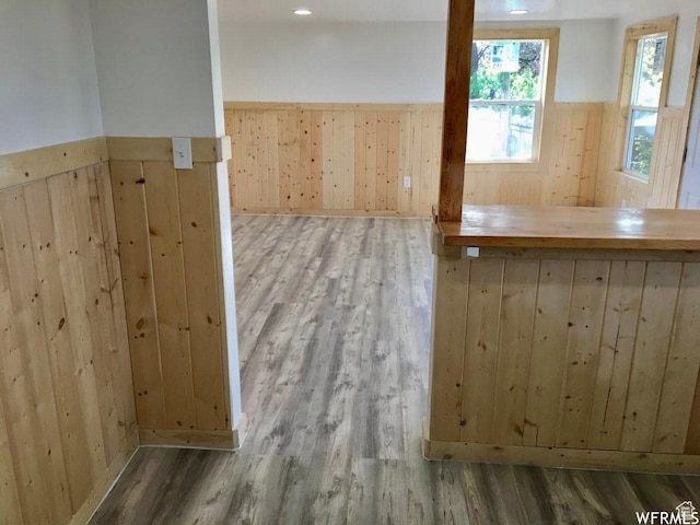 250 W 700 S, Richfield, UT 84701 - additional living space featuring hardwood / wood-style flooring and wood walls