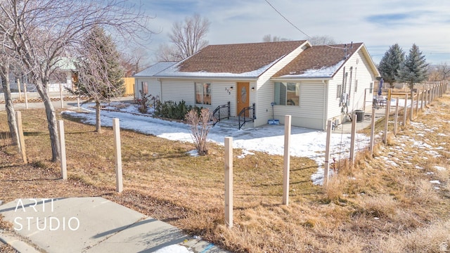 view of ranch-style home