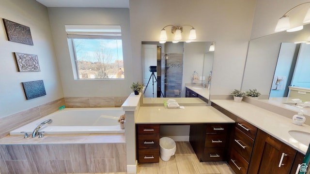 668 W 0470 N, Moab, UT 84532 - bathroom with vanity and independent shower and bath