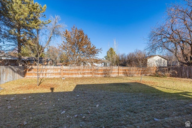 view of yard