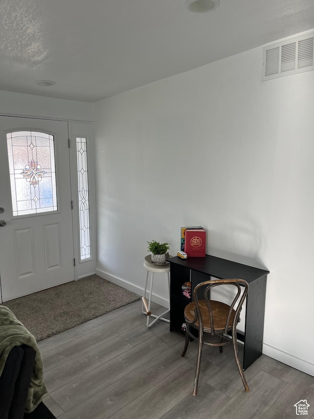 758 E 3rd St S, Ogden, UT 84404 - entryway with wood finished floors and baseboards