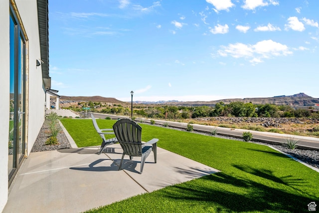 1823 W 180 N Street N, Hurricane, UT 84737 - view of patio featuring a mountain view