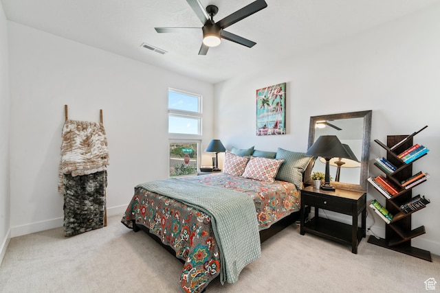 1823 W 180 N Street N, Hurricane, UT 84737 - bedroom featuring ceiling fan and light colored carpet