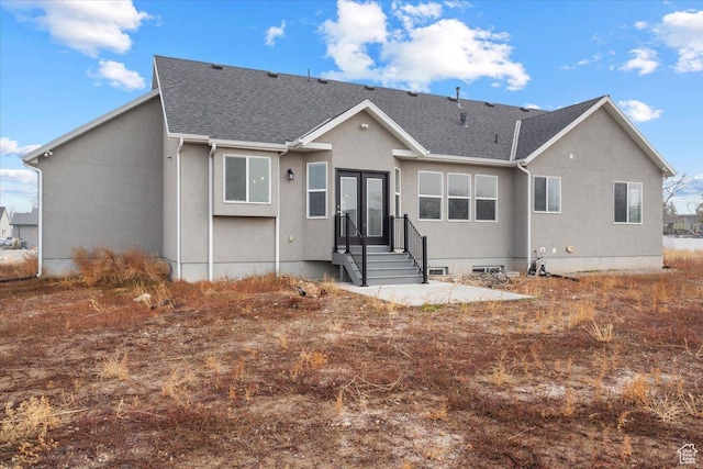 view of rear view of property