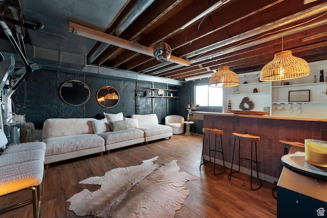837 E 930 N, Pleasant Grove, UT 84062 - living room with wood-type flooring