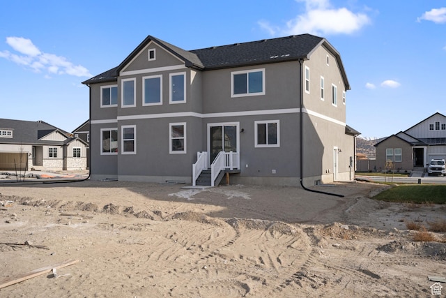 view of back of property
