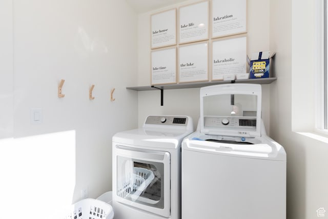470 Lotus Dr Unit 149, Fish Haven, ID 83287 - washroom featuring washing machine and clothes dryer