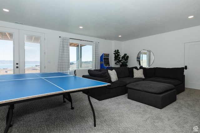 470 Lotus Dr Unit 149, Fish Haven, ID 83287 - game room with recessed lighting and carpet flooring