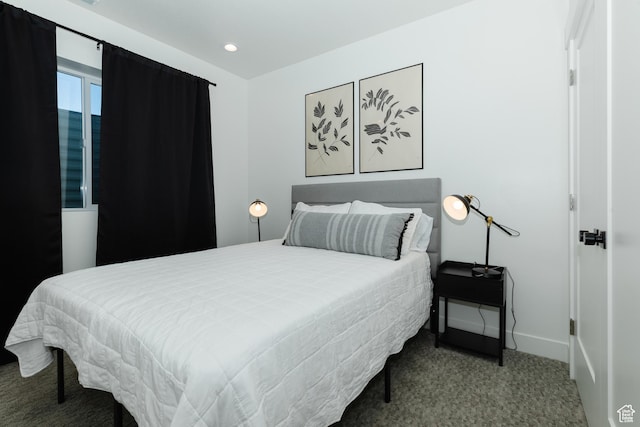 470 Lotus Dr Unit 149, Fish Haven, ID 83287 - carpeted bedroom featuring baseboards and recessed lighting
