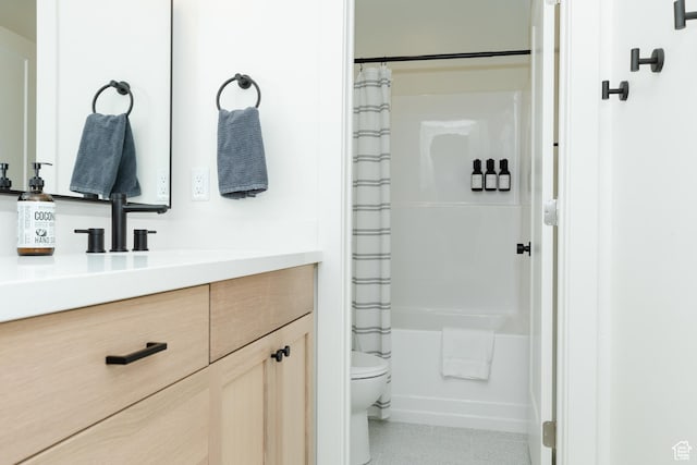 470 Lotus Dr Unit 149, Fish Haven, ID 83287 - bathroom with toilet, vanity, and shower / tub combo